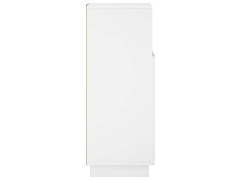 Armoire de salle de bain, meuble de rangement blanc brillant 36.5x38x95 cm - Conforama E