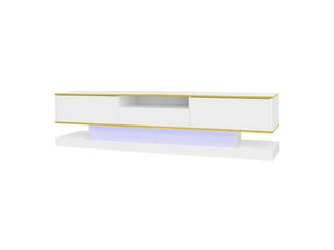 Meuble tv coloris blanc  <strong></strong>  <strong></strong>