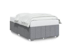 Lit 2 places 120x190cm    coloris gris