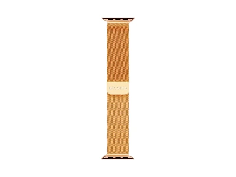  Bracelet pour apple watch 38 ,  40 ,  41 ,  42 mm modèle milan traction v2 decoded dorée D26AWS41MTS2GD - Conforama B