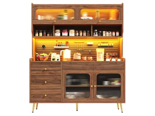 Buffet 1 porte(s)  3 tiroir(s) EVRYAE   - 144.9 cm coloris marron 