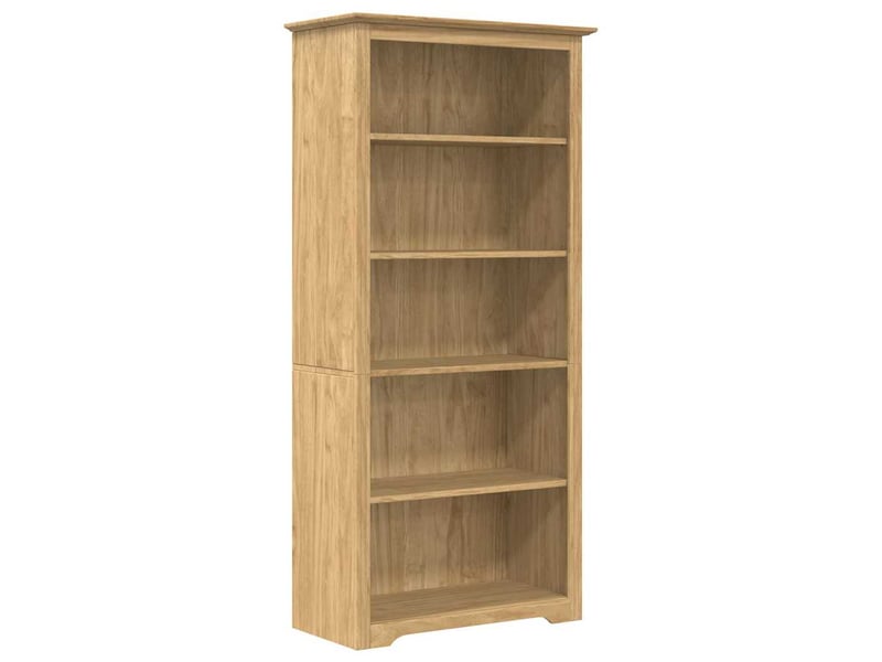 Bibliothèque, armoire à livres bodo 5 niveaux 82 x 40 x 173 cm bois d'ingénierie  - Conforama A