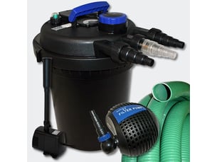 Kit de filtration à pression 6000l uvc 11 watts pompe tuyau fontaine 4216184