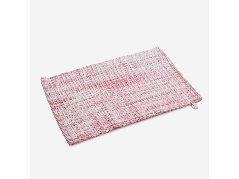  Tapis de bain antidérapant en polyester sole - rose  - Conforama A