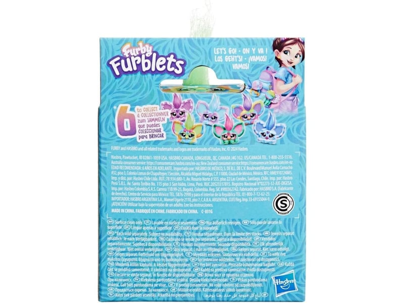  Peluche interactive hasbro f8898 furby furblets - pix-elle 5010996209412 - Conforama C