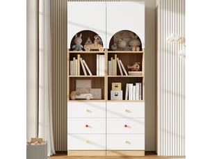 Bibliotheque coloris blanc <strong></strong> <strong>OPULERANE TRADING LTD</strong> - 50 cm x 200 cm