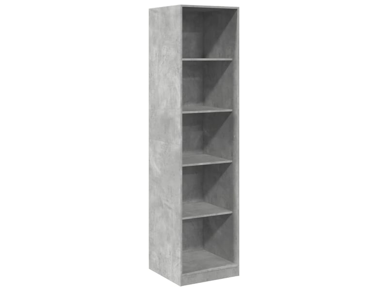  Garde-robe chambre, armoire de rangement gris béton 50x50x200 cm aggloméré shl29638  - Conforama A