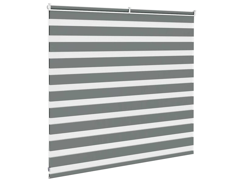  Store zèbre, store de fenêtre gris foncé largeur du tissu 160,9 cm polyester cf48590  - Conforama D