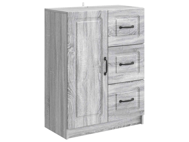 Buffet - bahut - meuble de rangement sonoma gris 66 x 34,5 x 87 cm bois d'ingénierie - Conforama A