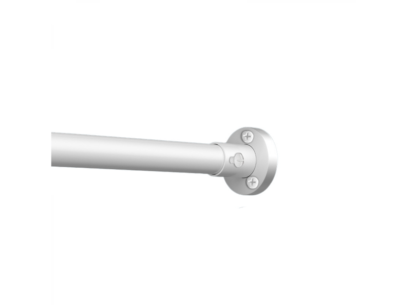  Tringle perçée, barre télescopique, tringle à rideau, tringle de rideau de douche, tringle à vêtements, extensible jusqu'à 80 cm  - Conforama A