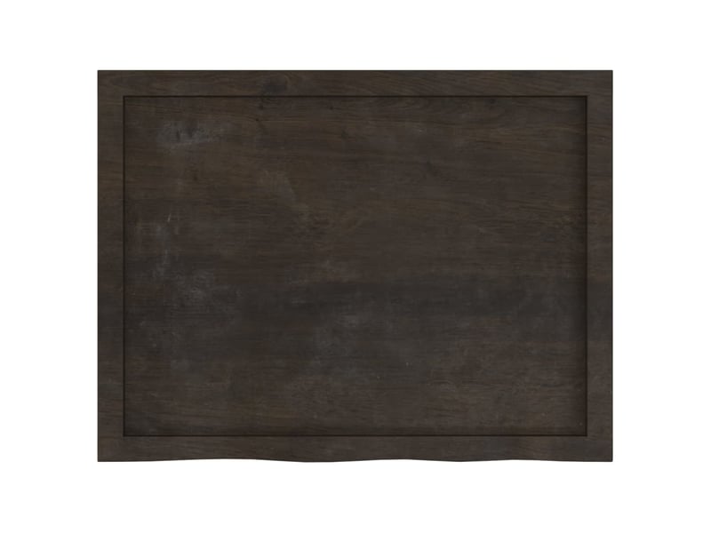  Comptoir de salle de bain, plan de travail marron foncé bois massif traité cf65864  - Conforama C