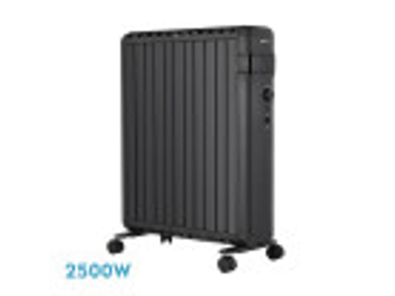  Radiateur à bain d'huile fabrilamp polonia 2500 w 11 éléments noir 230932509 - Conforama B