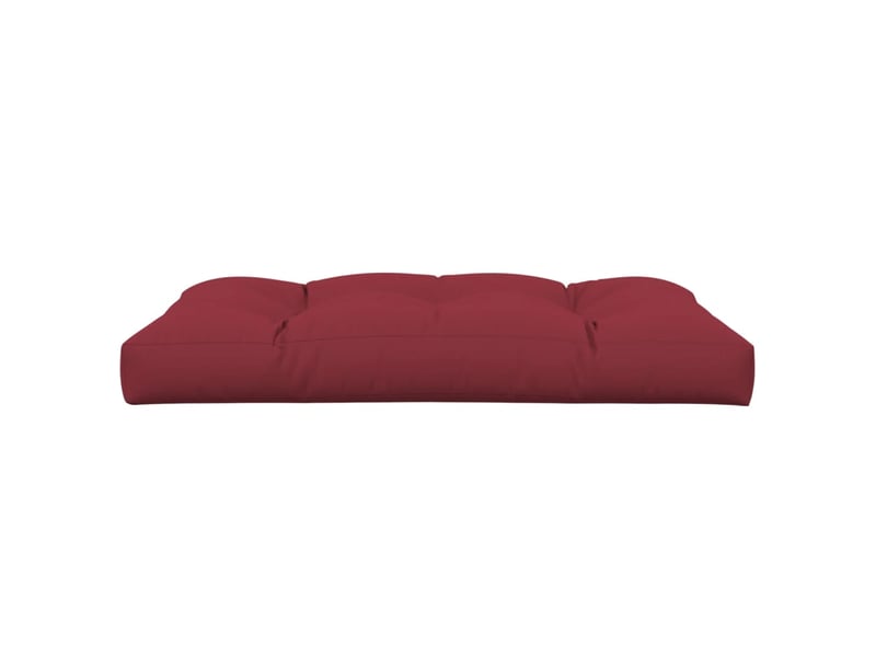  Coussin de palette, coussin de chaise, coussin de canapé rouge bordeaux 120x80x12 cm tissu cf55448  - Conforama D