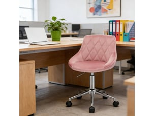 Chaise de bureau <strong>DESMIU</strong> <strong></strong> avec assise réglable en hauteur