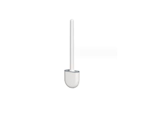 1pc blanc brosse toilette silicone, brosse toilettes wc, brosse wc silicone et supports avec des poils doux et une poignée antidérapante brosse toilette
