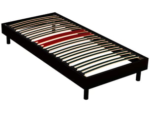 Sommier en Kit 90x190 cm NIGHTITUDE CONFORT KIT épaisseur 14 cm 24 latte(s) vendu avec pieds