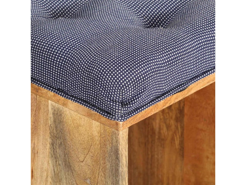  Banc d'entrée, banc interieur 100x35x47 cm bois de manguier solide  - Conforama D