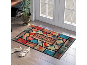 Paillasson d'intérieur 40x60cm, tapis d'entrée intérieur, tapis d'entrée absorbant antidérapant, durable et lavable, tapis d'entrée pour portes, coulo