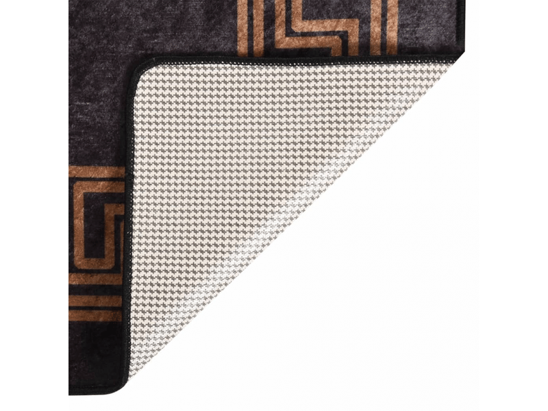  Tapis antidérapant lavable noir et or 80x150 cm - comfortxl - 337928 337928 - Conforama A