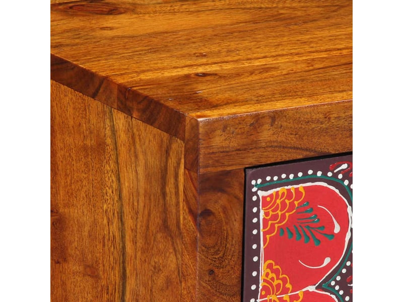  Table de chevet - cabinet de chevet - table de nuit 35x35x45 cm bois d'acacia massif  - Conforama D