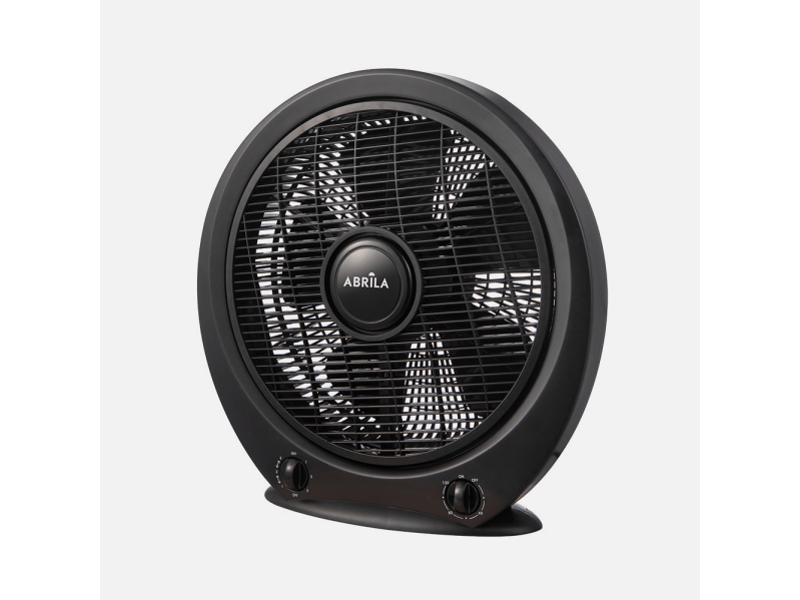  Ventilateur de table fabrilamp puma noir 45 w 3 vitesses minuterie 40 × 39 × 12,5 cm 238271009 - Conforama E