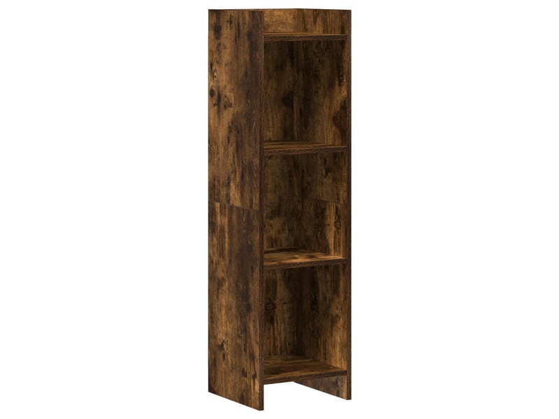  Bibliothèque, étagère de rangement chêne fumé 30 x 30 x 111 cm bois d'ingénierie  - Conforama A