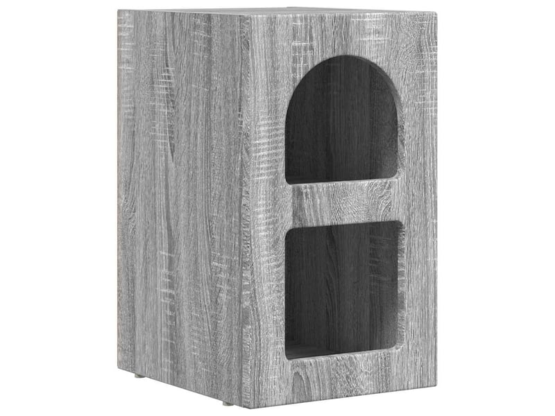  Table de chevet gris sonoma 29,5 x 33,5 x 50 cm  - Conforama A