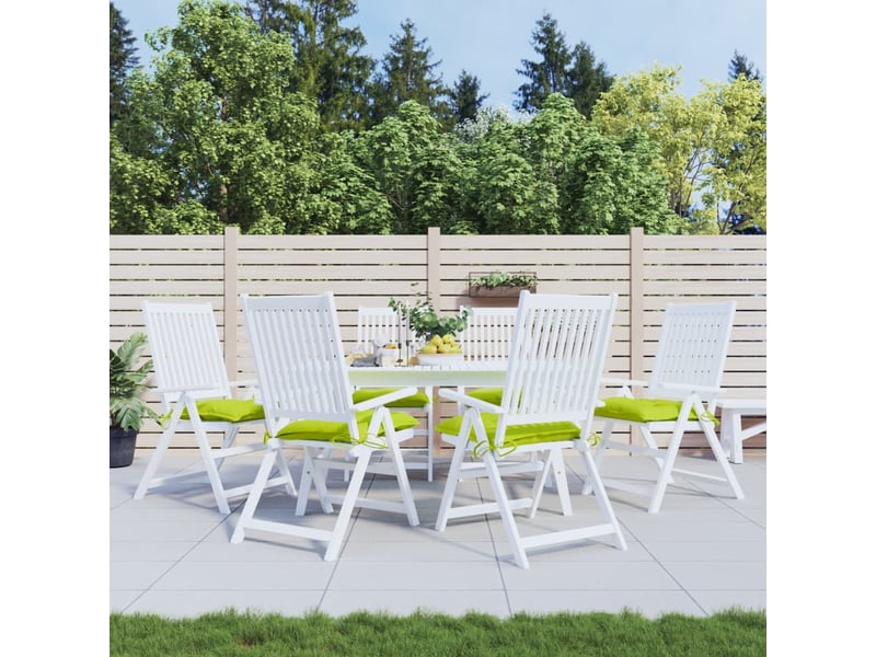 Lot de 6 coussins de palette, coussins de canapé vert brillant 50x50x7 cm cf59752 - Conforama B