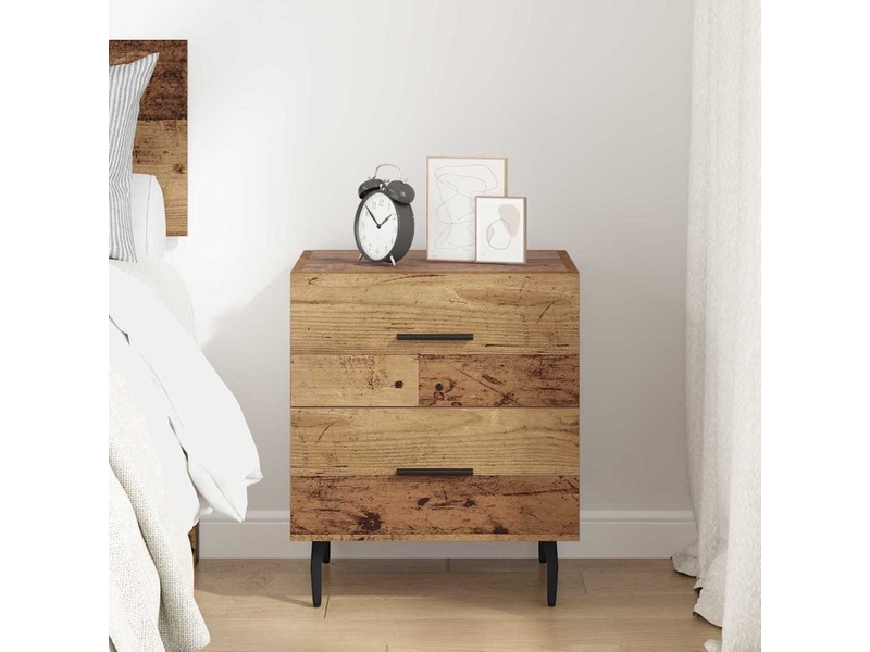  Table de chevet - cabinet de chevet - table de nuit bois ancien 40 x 35 x 47,5 cm  - Conforama C