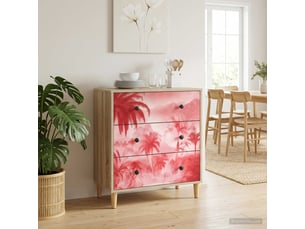 Commode 1 tiroir(s) <strong></strong> <strong></strong> coloris bois clair largeur 66 cm