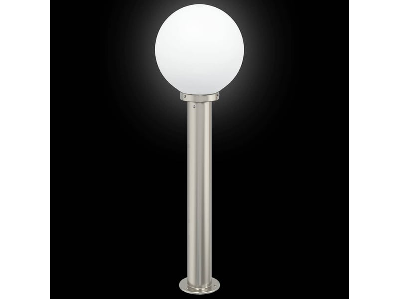  Lot de 3 borne lumineuse 80 cm acier inoxydable ip44 shl79203  - Conforama E
