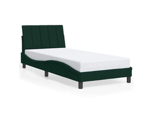 Lit simple 90x200 cm    coloris vert