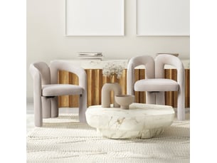 Lot de 2 chaise de salle à manger 64x50,5x71cm, dossier enveloppant, revêtement en tissu velours beige, coussin moelleux en mousse, design contemporain