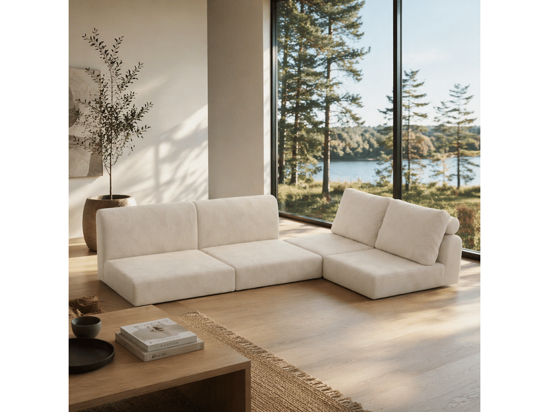  Canapé convertible beige deux places en mousse à mémoire de forme, fauteuil convertible en lit pour salon, chambre ou petit espace  - Conforama E