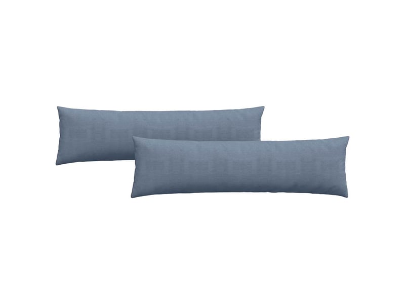 Lot de 2 coussins de canapé, coussins décoratifs bleu 145 x 40 cm cf58995 - Conforama A
