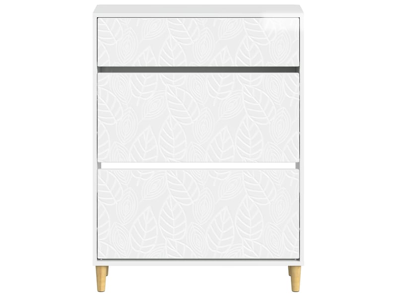  Meuble à chaussures, armoire à chaussures delft 78x24x103 cm bois d'ingénierie shl6351  - Conforama D