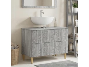 Meuble sous lavabo de salle de bain delft sonoma gris cf64865