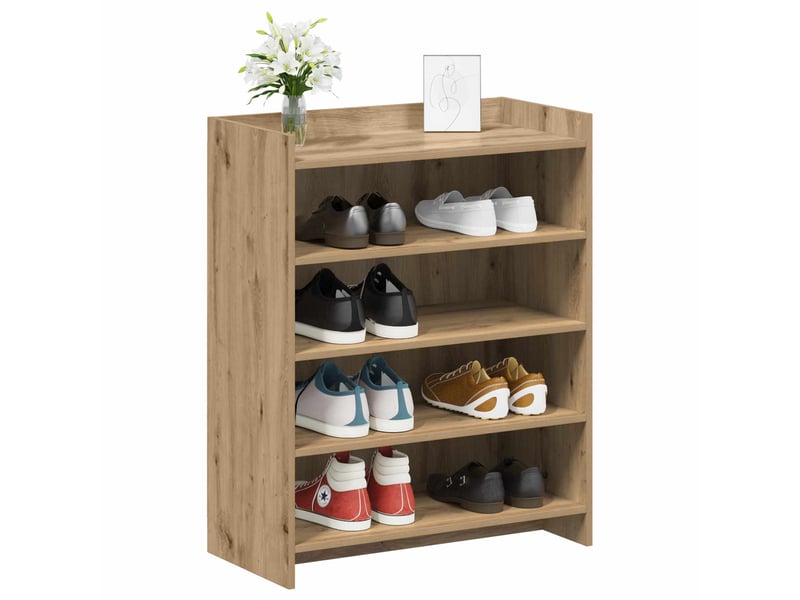  Meuble à chaussure, cabinet à chaussures 73,5x36x92 cm bois d'ingénierie shl4345  - Conforama C