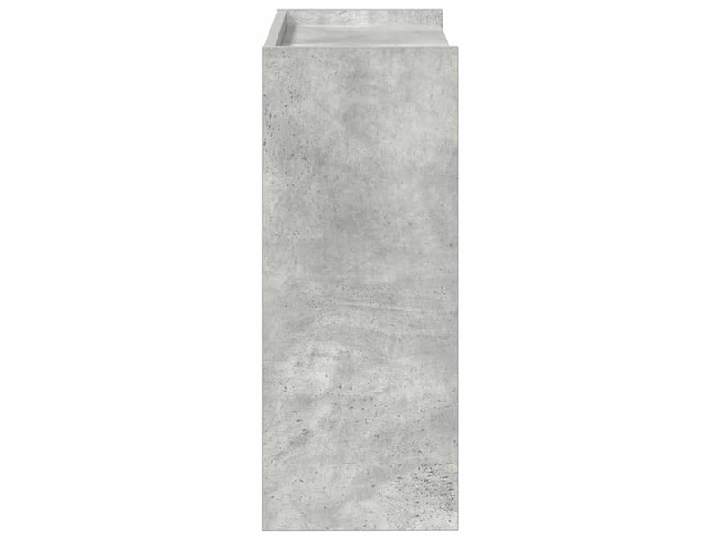  Meuble à chaussures, étagère à chaussures gris béton 60x25x62 cm bois d'ingénierie  - Conforama E
