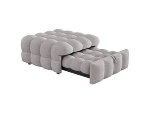 Lit extensible 80x190 cm TCQPZ   coloris gris