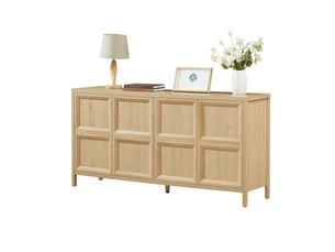 Buffet 4 porte(s)  0 tiroir(s) LPOSPI  - 160 cm coloris bois clair 