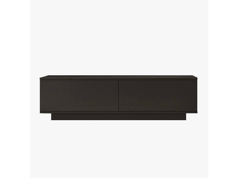  Meuble tv 2 portes noir  - Conforama A