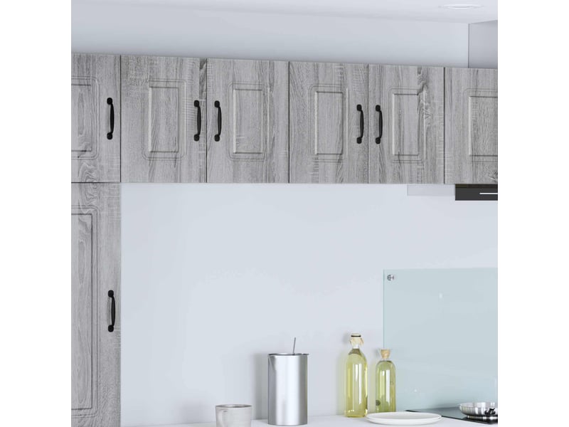  Meuble mural de cuisine | armoire de cuisine 2 pcs gris sonoma shl4731  - Conforama B