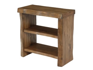 Table basse forme atypique coloris marron TRIBESIGNS