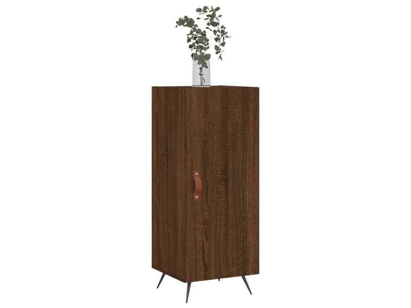  Buffet - bahut - meuble de rangement chêne marron 34,5x34x90 cm bois d'ingénierie  - Conforama C