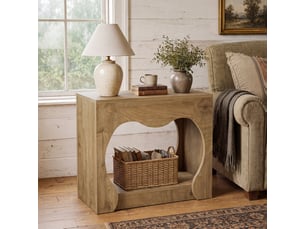 Table basse rectangulaire coloris marron TRIBESIGNS