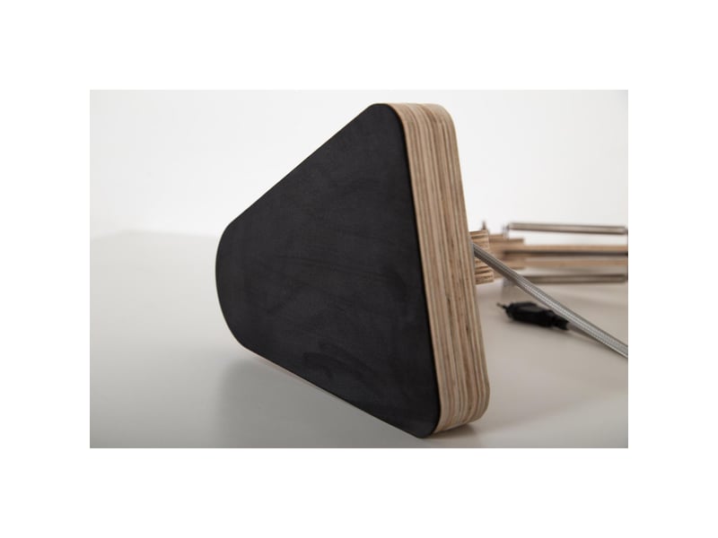  Lampe de bureau articulée merop 55cm naturel  - Conforama D