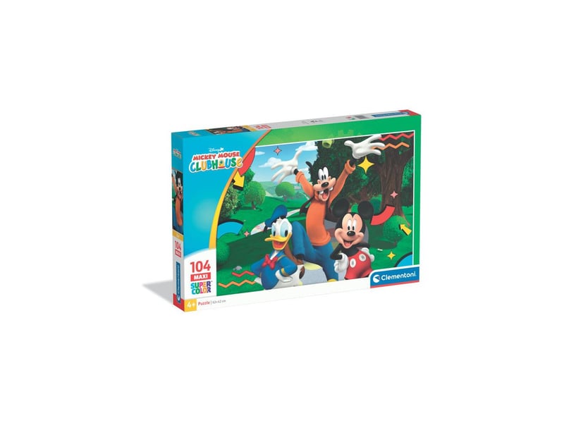  Puzzle maxi 104 pieces mickey mouse clubhouse 62 x 42 cm CLE8005125250189 - Conforama A