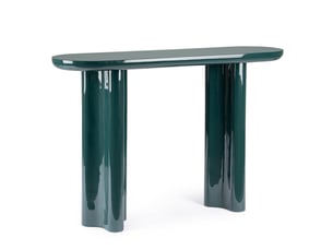 Console 0 tiroir(s)  coloris bleu <strong>JLC KREATION</strong> <strong></strong> - longueur 120 cm - 120 cm