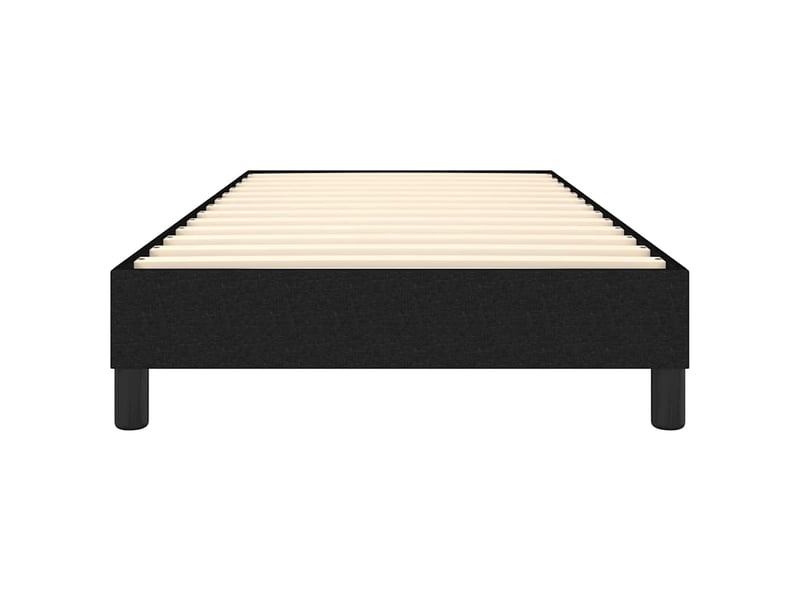  Lit simple- lit adulte -  cadre de lit à lattes noir 100x200 cm tissu  - Conforama D